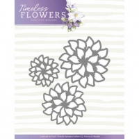 Billede: skæreskabelon 3 blomster, PRECIOUS MARIEKE DIE PM10122, 7 x 6 cm
