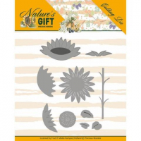 Billede: skæreskabelon blomster, PRECIOUS MARIEKE DIE PM10167, 5,6x6,8cm 