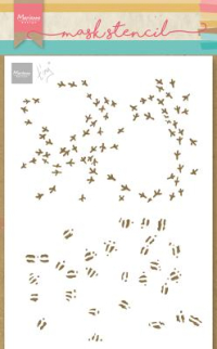 Billede: Mask Stencils  Tiny's Bird & Deer prints, PS8134 