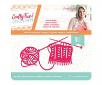 Billede: skære/prægeskabelon strikketøj, Crafter's Companion Crafty Fun Knit & Natter Die (S-CF-MD-KNIT)