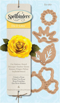 Billede: skære/prægeskabelon rose, Create a Rose, Spellbinders S2-067