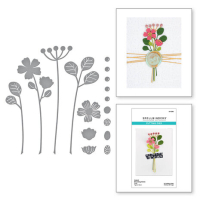 Billede: skæreskabelon Blooming Stems Etched Dies (S4-1296), Spellbinders