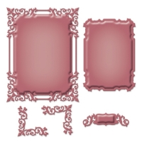 Billede: spellbinders Regal Frame, Corner: 1 (2)
Accent: 2? x ?
Border: 3? x 4?
Frame: 4? x 5?