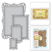 Billede: Nestabilities Timeless Rectangles Etched Dies, 1: 2? x 1½
