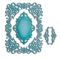 Billede: skæreskabelon Spellbinders Die Template, Devine Flora-S5-231 , førpris kr. 170,00,nupris