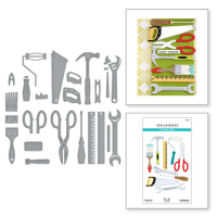 Billede: skære/prægeskabelon værktøj til handymanden, All the Tools Etched Dies (S6-204), Spellbinders