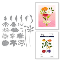 Billede: skære/prægeskabelon blomster, Floral Stems Etched Dies (S6-215), Spellbinders