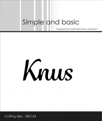 Billede: skæreskabelon Knus, Simple and Basic die 