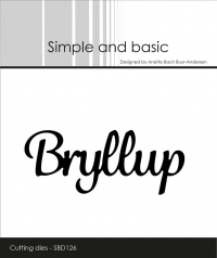 Billede: skæreskabelon Bryllup, Simple and Basic die 