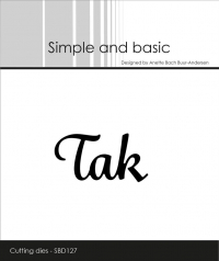 Billede: skæreskabelon Tak, Simple and Basic die 
