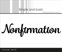 Billede: skæreskabelon Nonfirmation, Simple and Basic die 