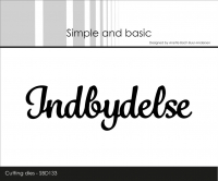 Billede: skæreskabelon Indbydelse, Simple and Basic die 
