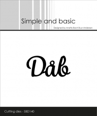 Billede: skæreskabelon Dåb, Simple and Basic die 