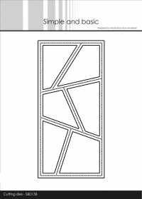 Billede: skære/prægeskabelon ramme til mini slimcard, Simple and Basic die 