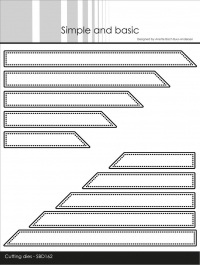 Billede: skære/prægeskabelon banner med piercing, Simple and Basic die 