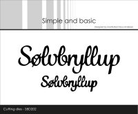 Billede: skæreskabelon Sølvbryllup i 2 størrelser, Simple and Basic die 