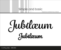 Billede: skæreskabelon Jubilæum i 2 størrelser, Simple and Basic die 