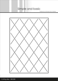 Billede: skæreskabelon quiltet baggrund, Simple and Basic die 