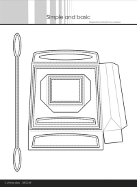 Billede: skære/prægeskabelon taske, Simple and Basic die 