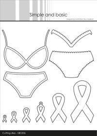 Billede: skæreskabelon bikinisæt, Simple and Basic die 