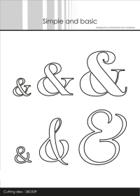 Billede: skæreskabelon & i 6 forskellige udgaver, Simple and Basic die 