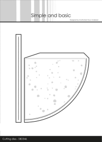 Billede: skære/prægeskabelon lille kræmmerhus, Simple and Basic die 