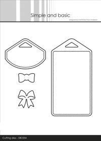 Billede: skæreskabelon tag med trekantet top, Simple and Basic die 