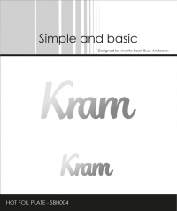Billede: Simple and Basic Hot Foil Plate “Kram