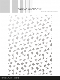 Billede: Simple and Basic Hot Foil Plate “Small Stars