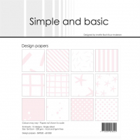 Billede: Simple and Basic Design Papers 15x15cm 