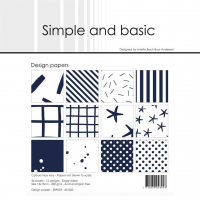Billede: Simple and Basic Design Papers 15x15cm 