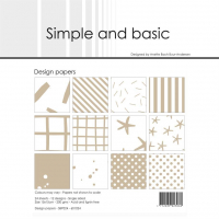 Billede: Simple and Basic Design Papers 15x15cm 