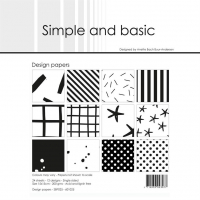 Billede: Simple and Basic Design Papers 15x15cm 