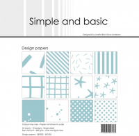 Billede: Simple and Basic Design Papers 15x15cm 