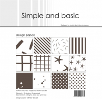Billede: Simple and Basic Design Papers 15x15cm 