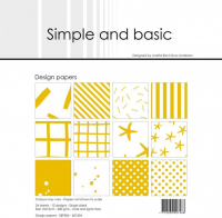 Billede: Simple and Basic Design Papers 15x15cm 