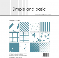 Billede: Simple and Basic Design Papers 15x15cm 