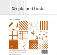 Billede: Simple and Basic Design Papers 15x15cm 