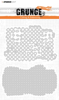 Billede: skære/prægeskabelon STUDIO LIGHT DIES STENCILSL150, 145x110mm, førpris kr. 76,00, nupris