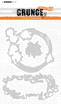 Billede: skære/prægeskabelon STUDIO LIGHT DIES STENCILSL152, 145x110mm, førpris kr. 76,00, nupris