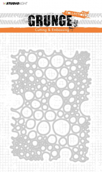 Billede: skæreskabelon STUDIO LIGHT DIES STENCILSL175, COLLECTION GRUNGE, førpris kr. 76,00, nupris