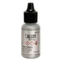 Billede: Ranger • Alloy Sterling 14ml, pigmentblæk, syrefri, metallisk