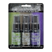 Billede: Ranger Distress Mica Stain, Bubbling Caduldron, Crooked Broomstick, Hocus Pocus