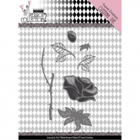Billede: skære/prægeskabelon rose, YVONNE DESIGN DIE YCD10163, førpris kr. 50,- nupris