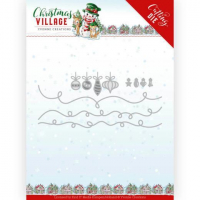 Billede: skære/prægeskabelon julepynt til ophæng, YVONNE DESIGN DIE,  YCD10212