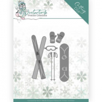 Billede: skære/prægeskabelon snowboard og skiudstyr, YVONNE DESIGN DIE YCD10219, 6,6x8,6cm