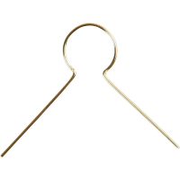 Billede: ophængskrog i forgyldt til æg og kugler, ca. 50 stk.