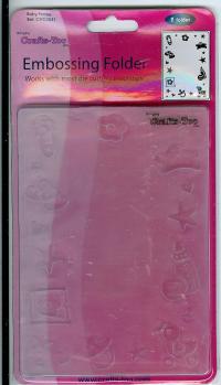 Billede: embossing folder babyramme, førpris kr. 40,-, nupris