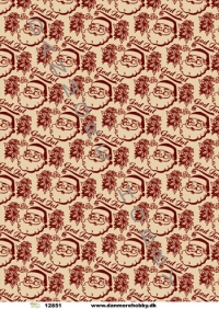 Billede: nissemandshover og god jul baggrundspapir, dan-design, førpris kr. 6,- nupris