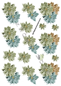 Billede: sarte blomster, dan-design, førpris kr. 6,- nupris